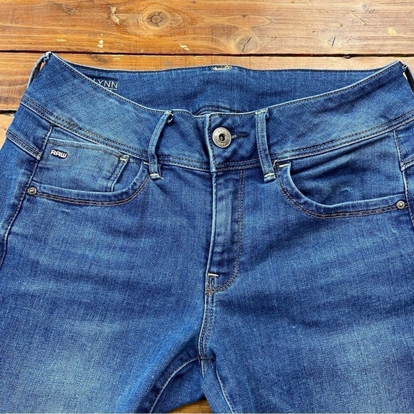 Raw G-Star jeans Lynn mid rise skinny strechy denim size 28 - Picture 7 of 15